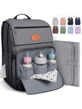 Baby Diaper Bag Backpack - Large Baby Bag for Girls & Boys